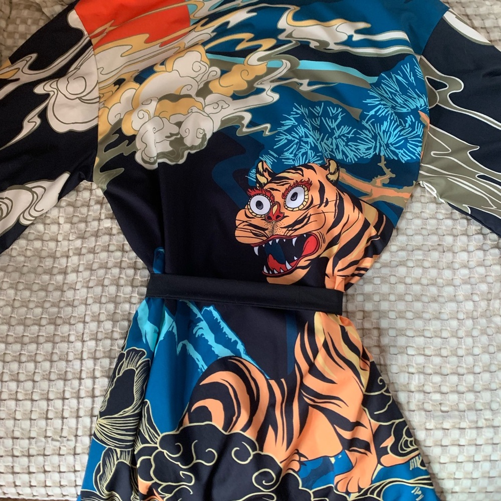 Colorful Kimono Robe - Picture 2 of 2